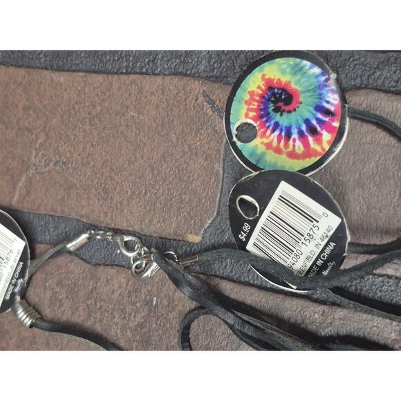 Vintage 90s Y2k Leather Charm Necklace Random Pack Of 12 - Picture 6 of 6